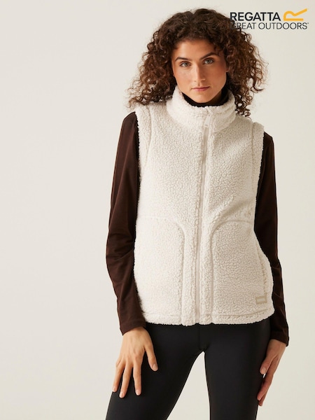 Valkoinen - Regatta Calmry Fleece Gilet (E04904) | €35