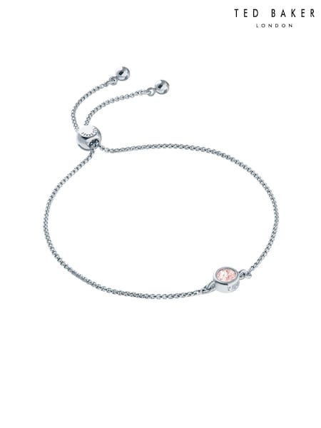 Ted Baker Silver SARSAA: Crystal Drawstring Adjustable Bracelet (E04939) | €37