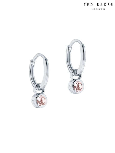 Ted Baker Silver Tone SINALAA: Crystal Huggie Earrings (E04945) | €37