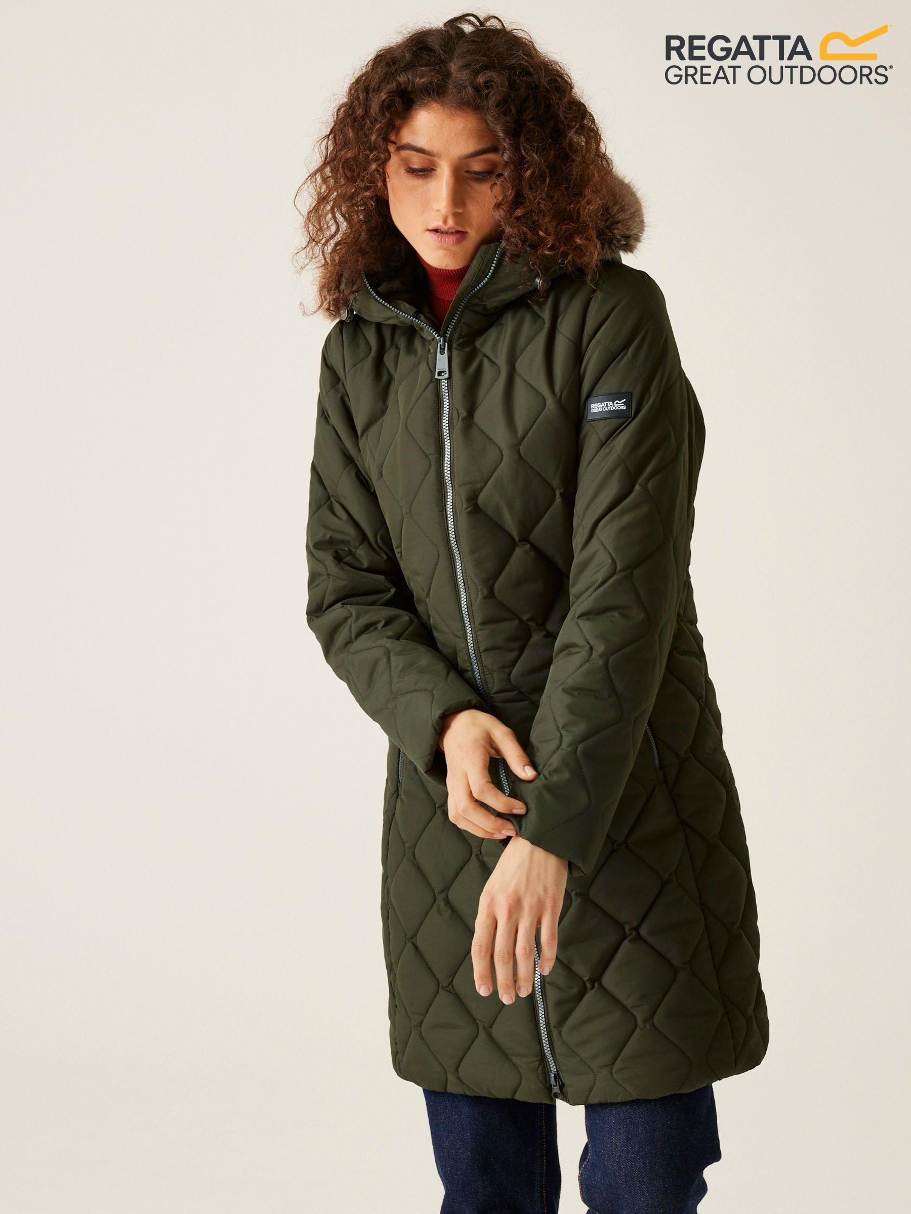 Next green parka on sale