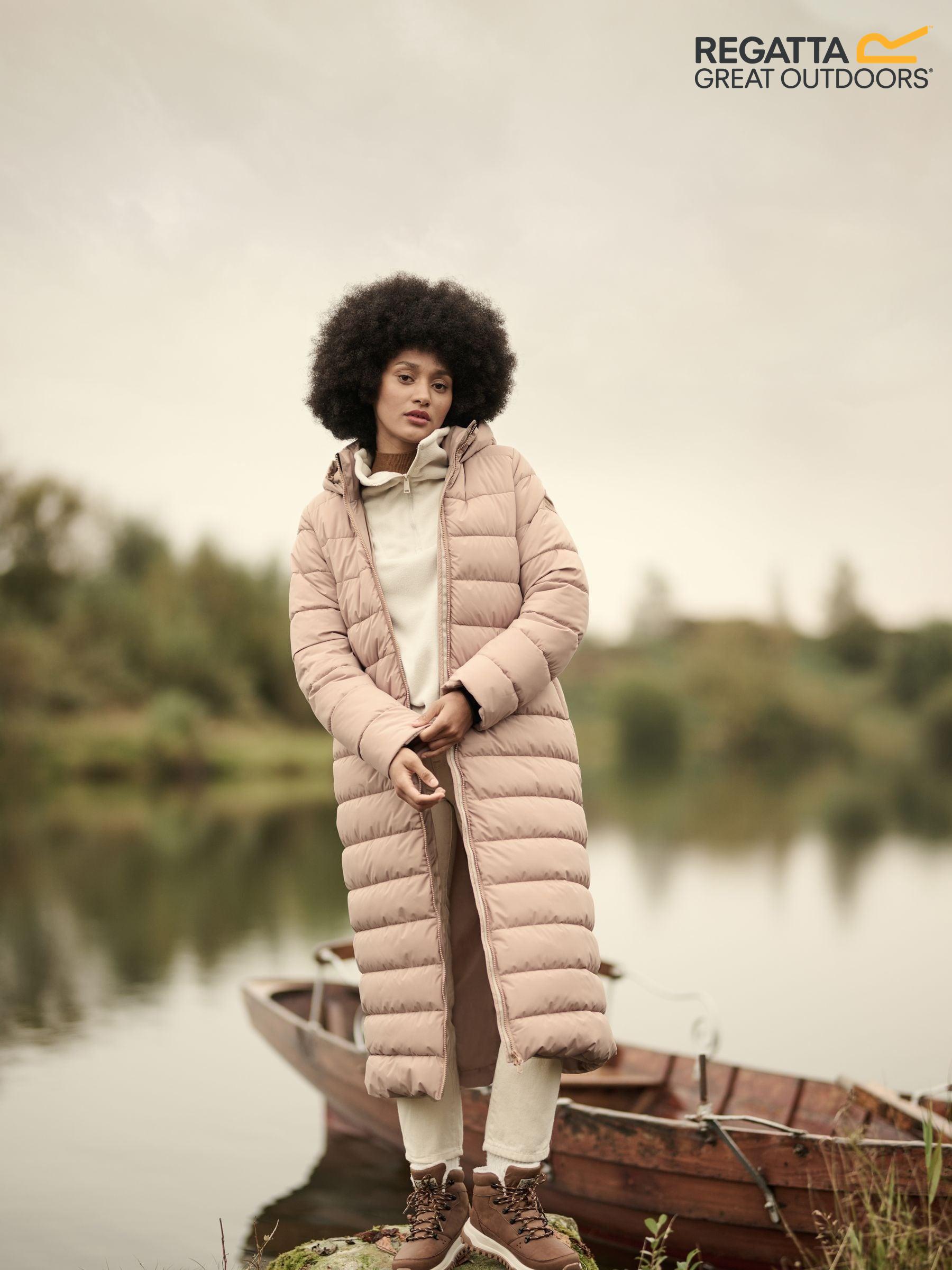 Next long padded coat sales