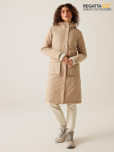 Regatta Natural Yarli Fleece Lined Waterproof Jacket (E04989) | $156
