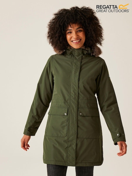 Verde - Regatta Sabinka II Waterproof Jacket (E04994) | 350 LEI