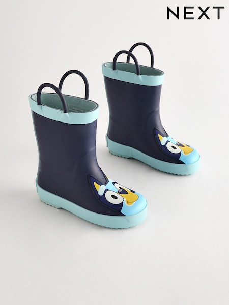 Navy Bluey Handle Wellies (E05159) | €20 - €23