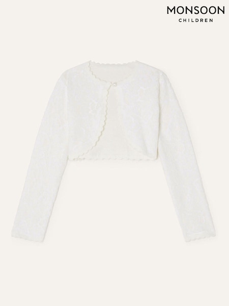 Monsoon 100% Cotton Lace Cardigan (E05368) | € 33 - € 38