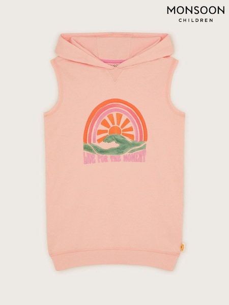 Monsoon Orange Live for the Moment Sleeveless 100% Cotton Jumper (E05419) | 43 QAR - 53 QAR