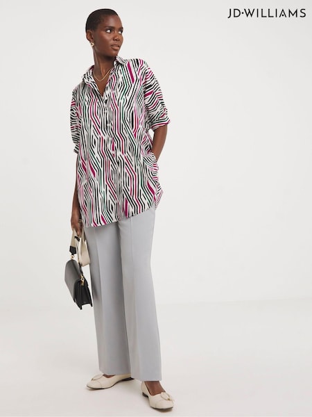 JD Williams Print Uma Shirt (E05459) | 100 LEI