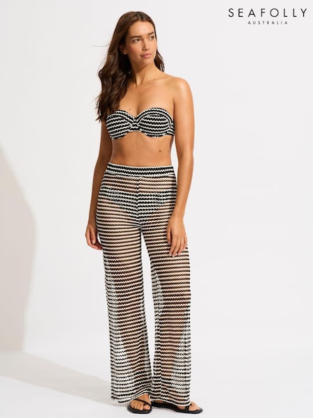 Seafolly Mesh Effect Black Trousers (E05475) | 76 €