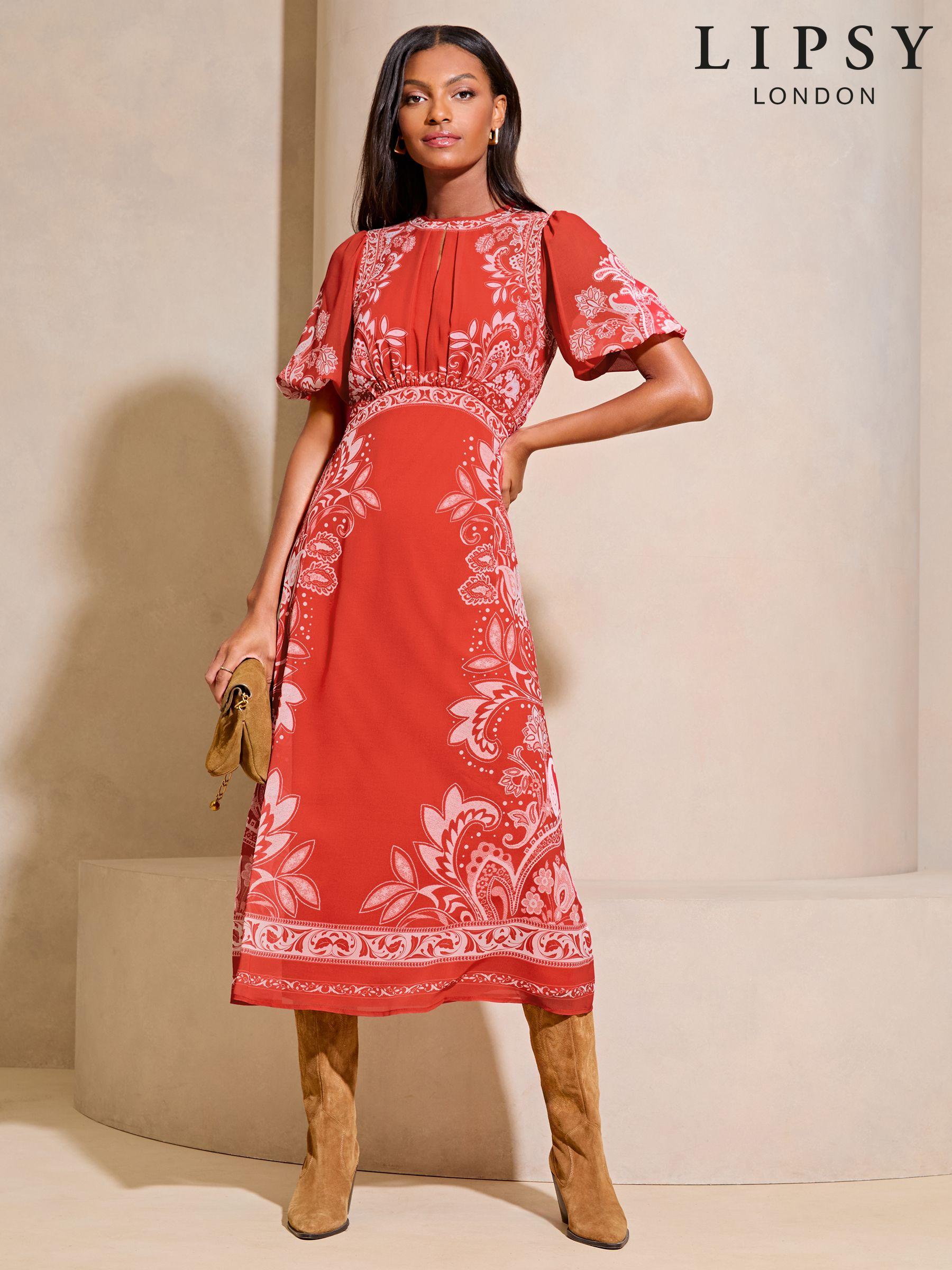 Next red dress lipsy clearance