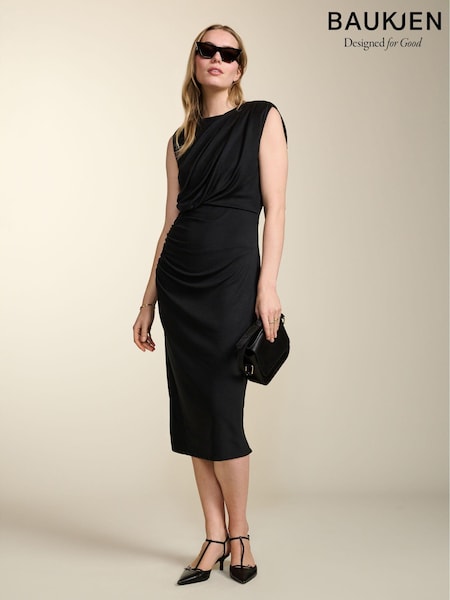 Baukjen Michaela Black Dress with Tencel™ (E05655) | €79