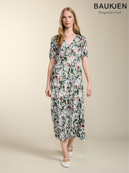 Baukjen Green Kaydence Dress with Lenzing™ Ecovero™ (E05656) | €108