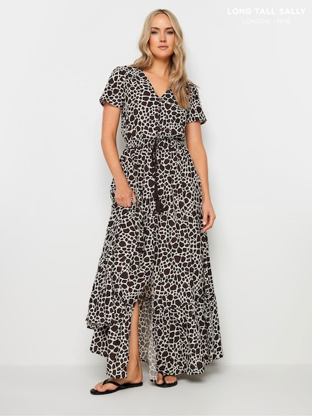 Long Tall Sally Animal Maxi Dress (E05900) | ‏226‏₪