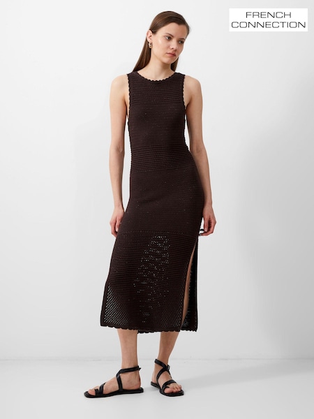 French Connection 100% Cotton Momo Nellis Crochet Dress (E05958) | €58