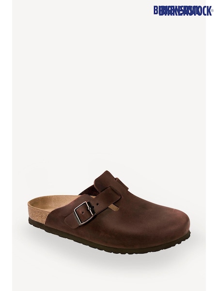Birkenstock Brown Boston Habanna Sandals (E06049) | €172