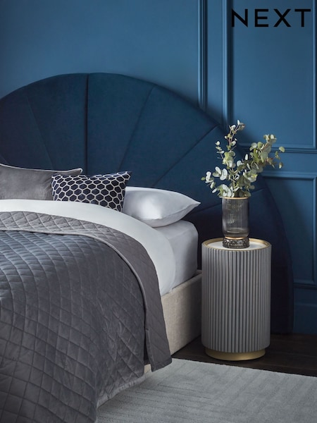 Soft Velvet Navy Savannah Upholstered Headboard (E06058) | €235 - €270