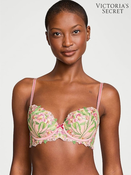 Victoria's Secret Pink Lightly Lined Demi Lily Embroidery Bra (E06066) | €31