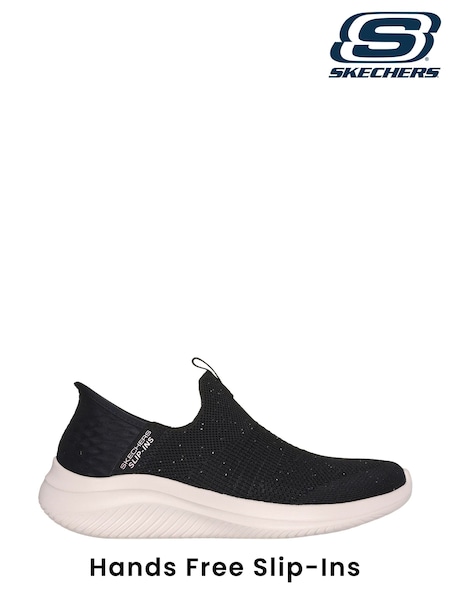Negro - Skechers Womens Ultra Flex 3.0 Slip In Trainers (E06283) | 126 €