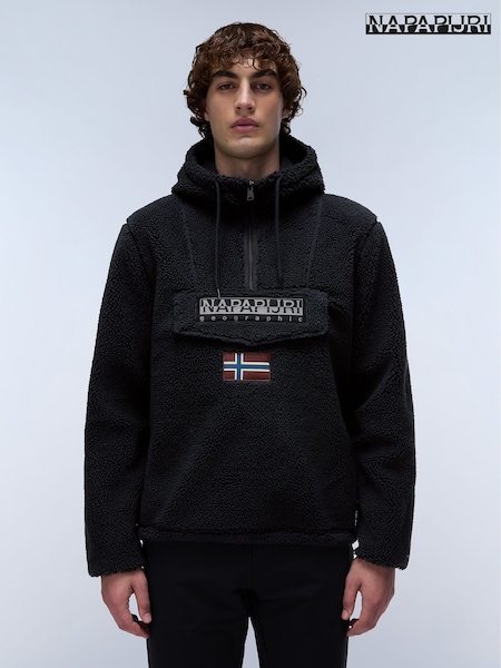 Napapijri Burgee Fleece Black Hoodie (E06388) | €199