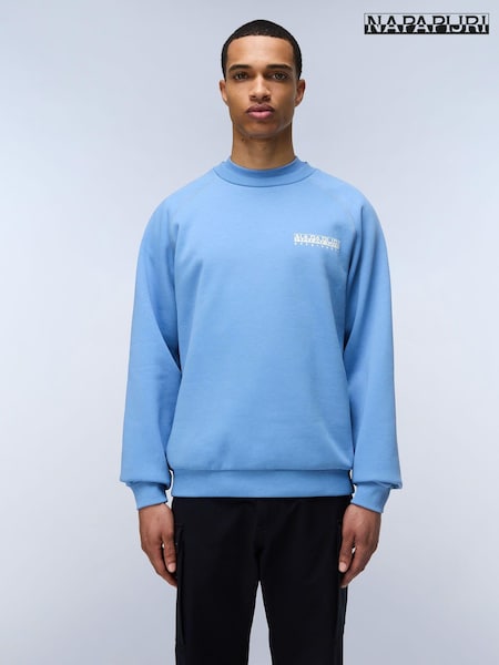 Napapijri Blue Rollin Sweatshirt (E06398) | 354 LEI
