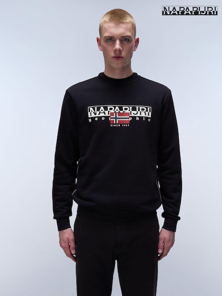 Napapijri Aylmer Black Sweatshirt (E06401) | AED233