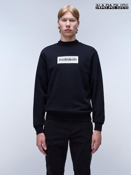 Napapijri Box Black Sweater (E06407) | ₪352
