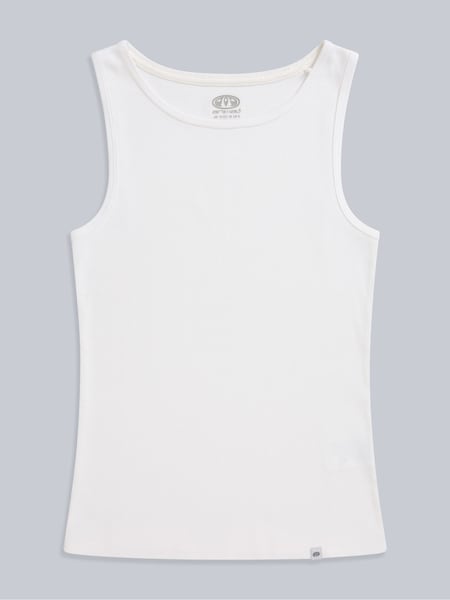 Animal White Womens Ribbed Tank (E06430) | AED128