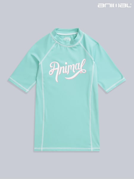 Animal Blue Kids Daisy Recycled Rash Vest (E06460) | €14