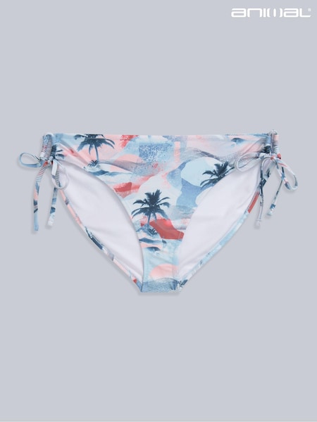 Animal Iona Tie Side Printed Bikini Bottoms (E06461) | 111 LEI