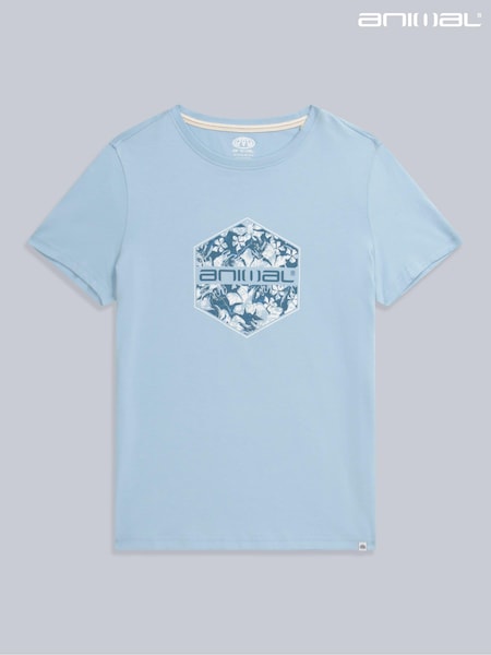 Animal Blue Womens Carina Organic T-Shirt (E06468) | AED73