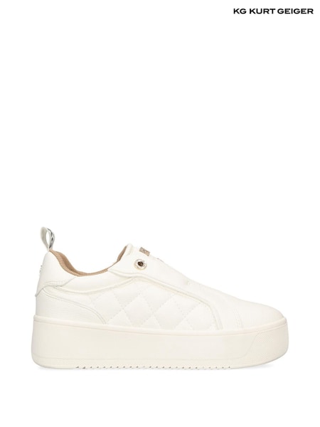 Bela - KG Kurt Geiger Lighter Laceless Quilt Trainers (E06517) | € 117