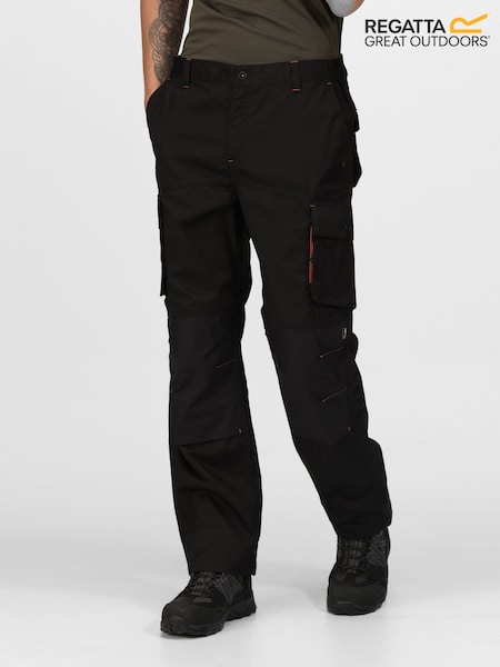 Regatta Black Heroic Worker Trousers (E06581) | 131 QAR