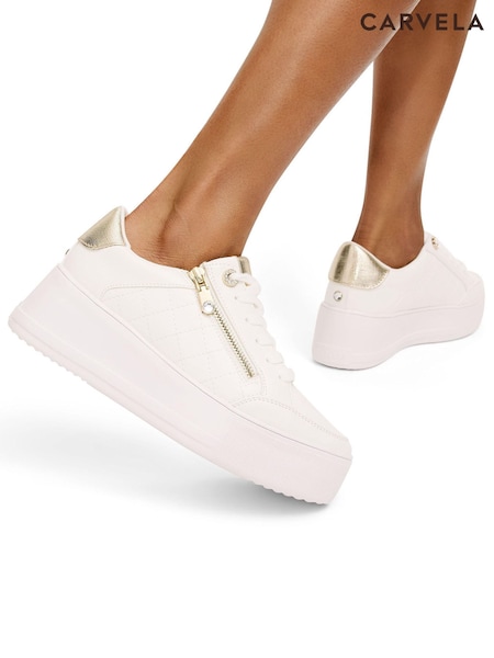 Carvela Jive Zip Trainers (E06592) | ₪448