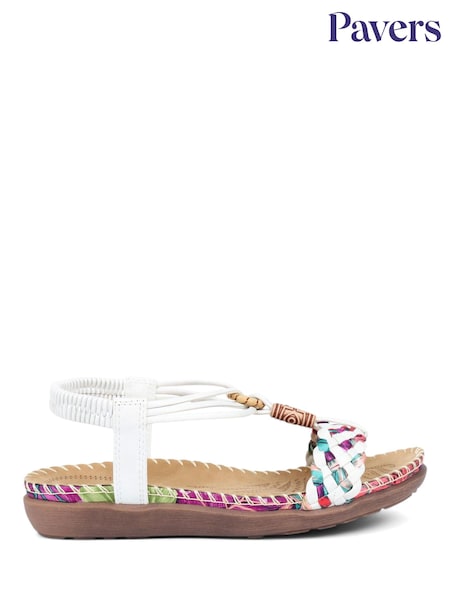 Bela - Pavers Flat Strappy Sandals (E06741) | € 43