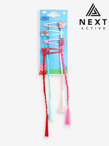 Multi Peppa Pig Plait Clips (E07007) | € 11