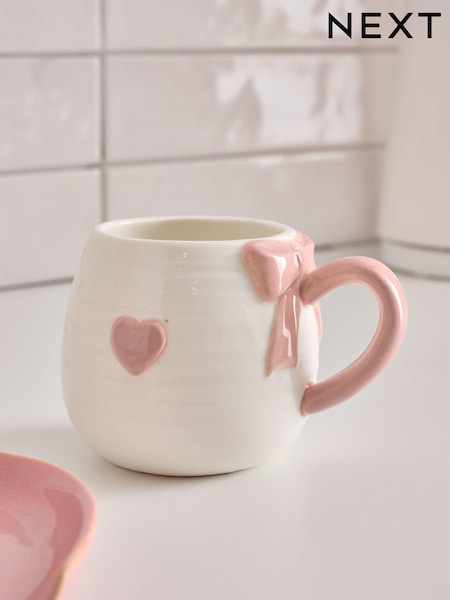 Heart Bow Mug (E07055) | € 7