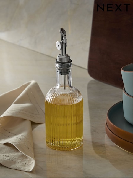 Clear Hollis Glass Oil Bottle (E07074) | €13