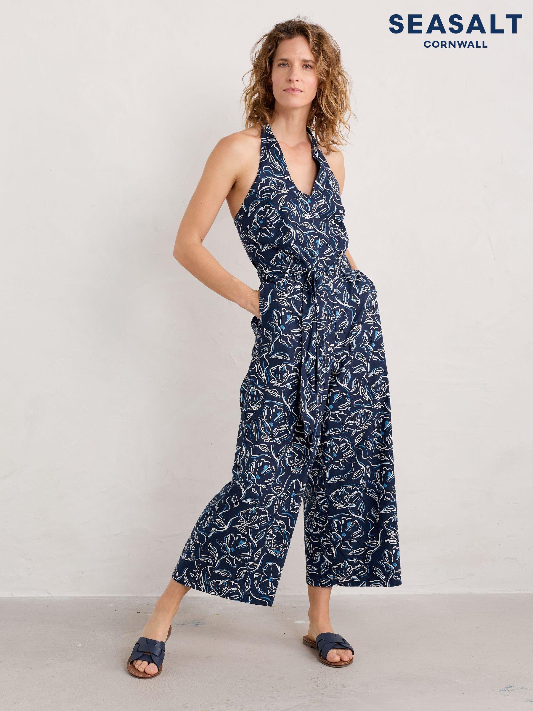 Next linen blend jumpsuit shop
