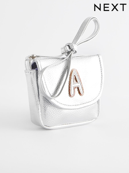 Silver Inital Metallic Bag (E07244) | €16