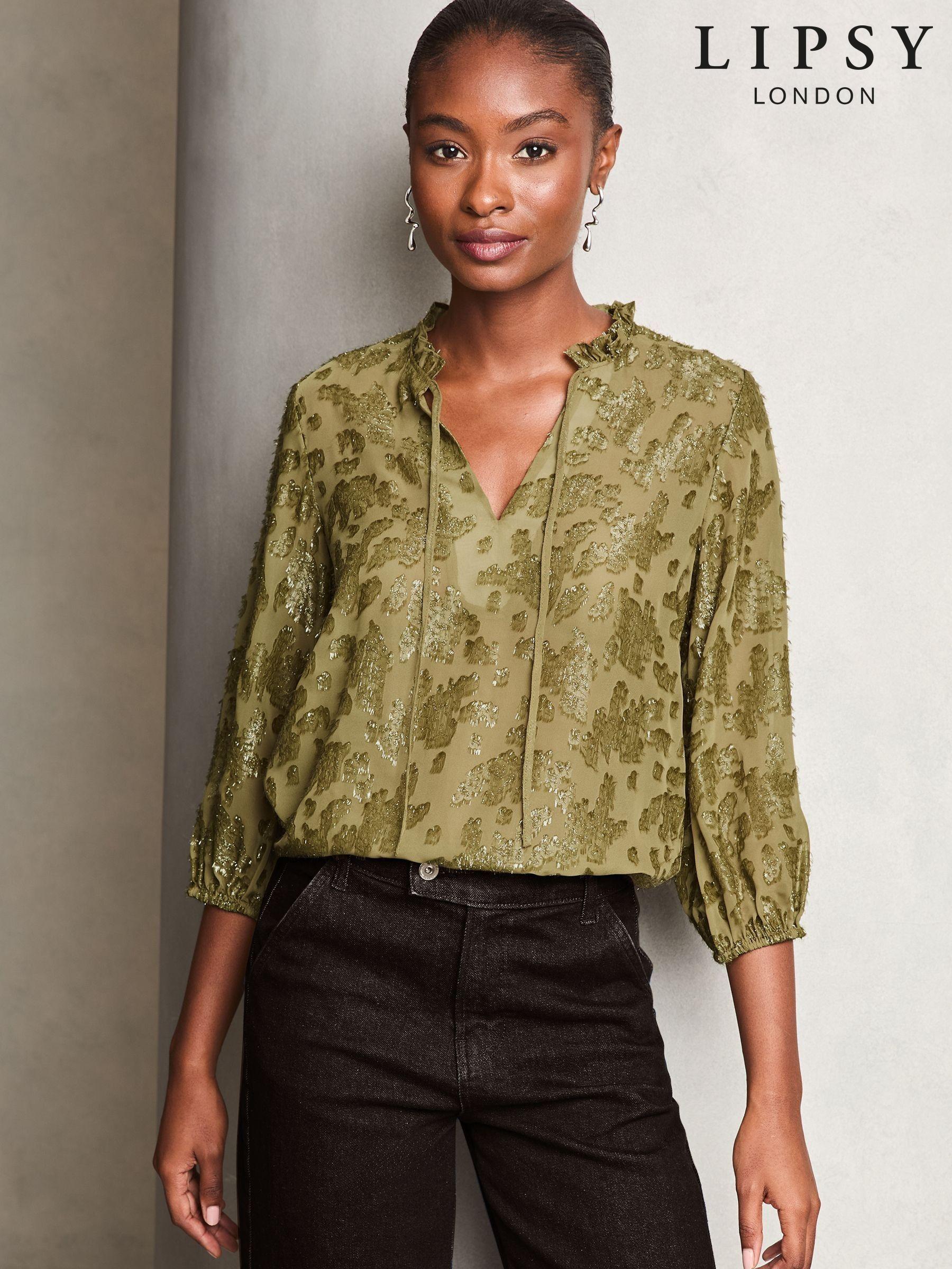 green formal tops