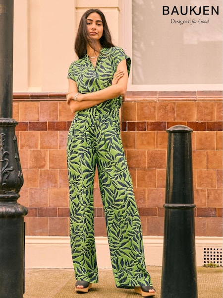 Baukjen Green Nadine Jumpsuit with Lenzing™ Ecovero™ (E07427) | €145