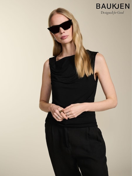 Baukjen Lisette Black Top with Lenzing™ Ecovero™ (E07451) | 53 €
