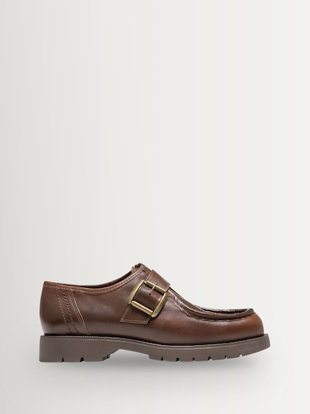 Қоңыр - Regular Kleman Convoi A Letaher Monk Shoes