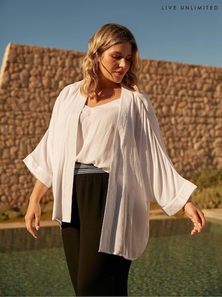 Live Unlimited Curve Crinkle Kimono (E07827) | 43 €
