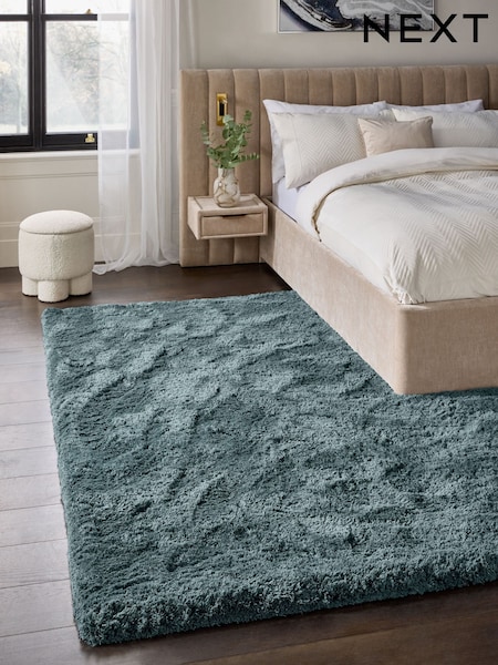 Teal Blue Super Softy Rug (E08237) | €46 - €258