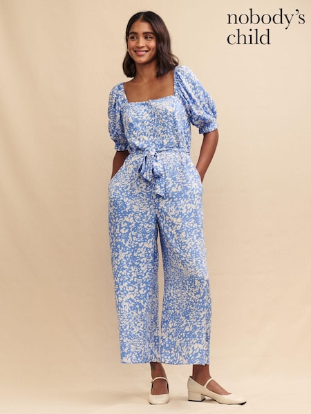 Nobody's Child Blue Romilly Jumpsuit (E08247) | €34 - €41.50