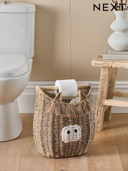 Natural Hamish Toilet Roll Holder and Storage (E08410) | R$ 370