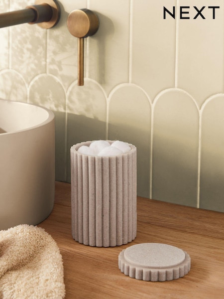 Natural Rib Storage Jar (E08463) | €11
