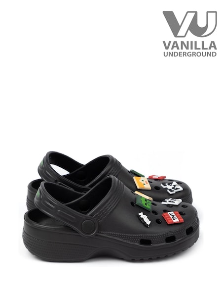 Vanilla Underground Black Boys Character Clogs (E08477) | €19