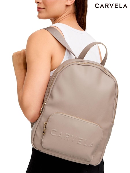 Nude - Carvela kaki Verde cadru Rucsac Geantă (E08539) | 886 LEI