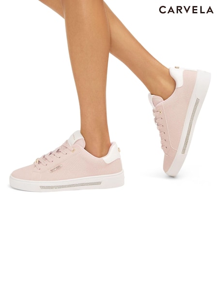 Carvela Diamond Trainers (E08549) | €168